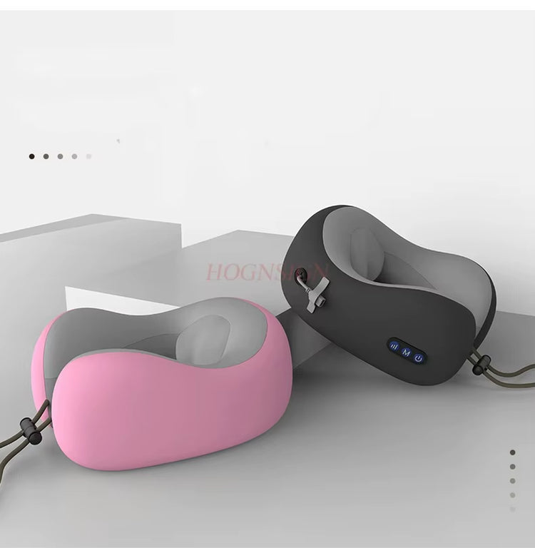 Cervical Osteochondrosis Electric U-Shaped Neck Pillow for Travel and Aircraft Use