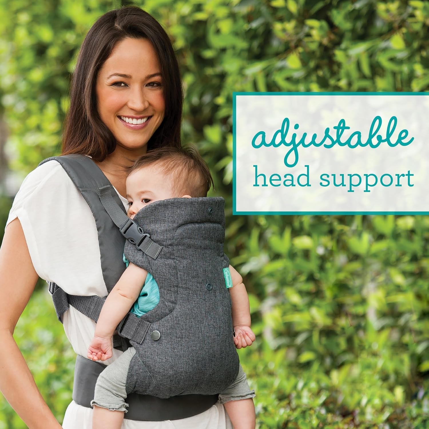 Flip Advanced 4-in-1 Ergonomic Baby Carrier - Versatile Convertible Front & Back Carrier for Newborns to Toddlers (3.6-14.5 kg) in Stylish Grey