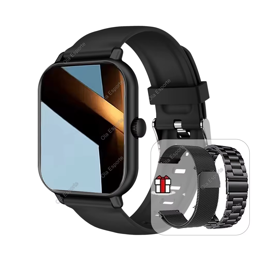 2026 Bluetooth Smartwatch with 2.01-Inch Color Screen for Android and iOS - Fitness Tracker and Call Answering for Men and Women