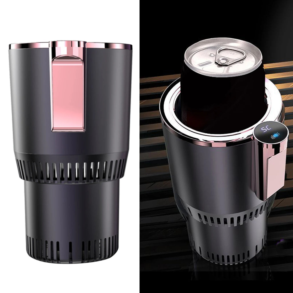 Ultimate Portable Car Beverage Warmer & Cooler – Mini Refrigerator for Drinks & Coffee On-the-Go!