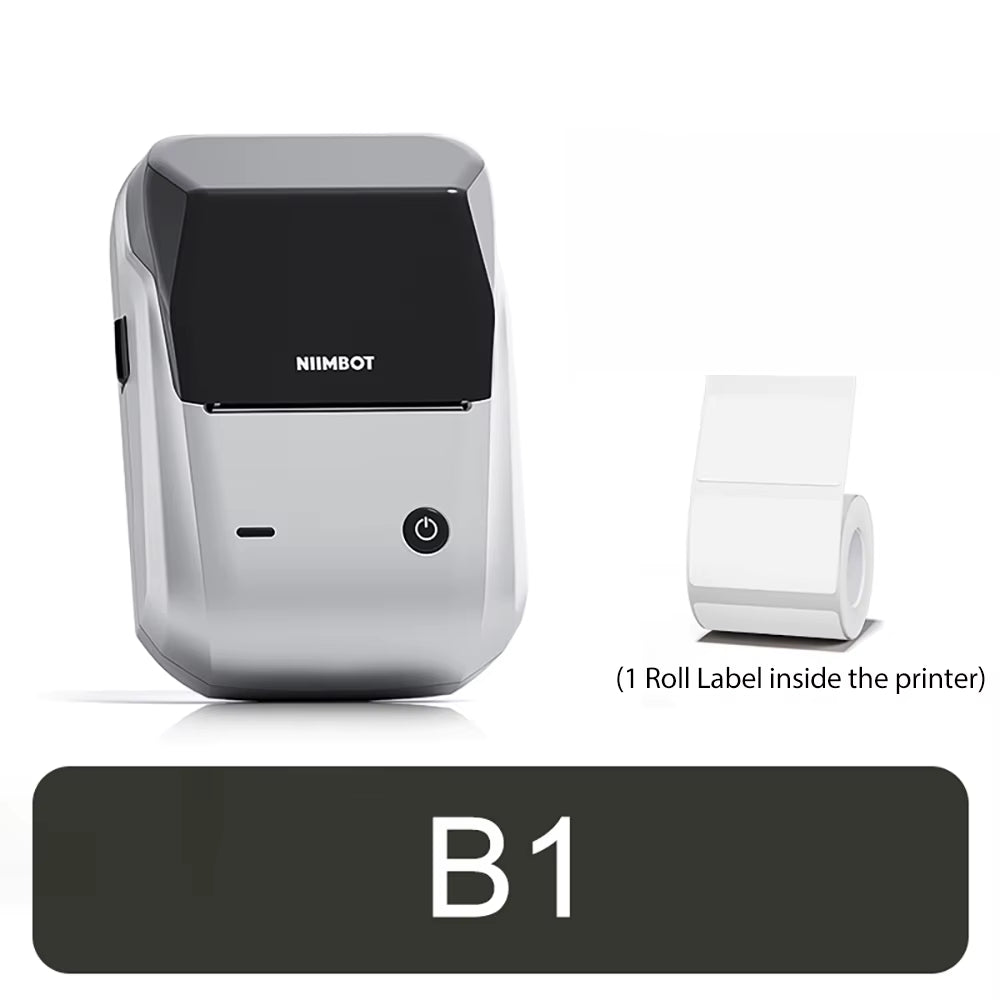 B21 Portable Thermal Printer - Wireless 1500mAh Bluetooth Sticker Maker for Clothing and Jewelry Labels