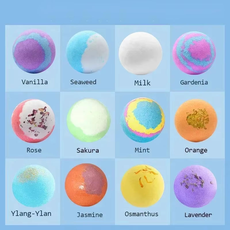 Dive into Fun with 12Pcs Ocean-Themed Bath Balls – Discover Hidden Toys and Enjoy Scented Relaxation!