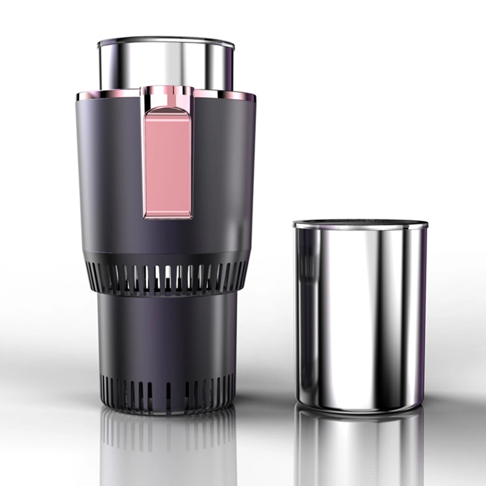 Ultimate Portable Car Beverage Warmer & Cooler – Mini Refrigerator for Drinks & Coffee On-the-Go!