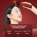 Electric Vibration Massage Comb with Red Light Therapy for Hair Growth and Scalp Care