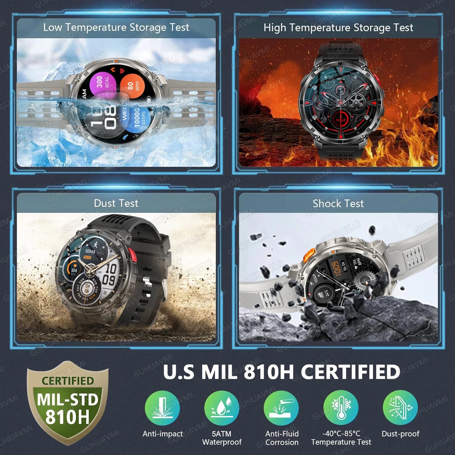 Discover the 2026 T-Rex3 Ultra Military Smart Watch: 1.7" AMOLED Display, 1100mAh Battery, GPS Path, 5ATM Waterproof, Compass & LED Flashlight for Ultimate Adventure