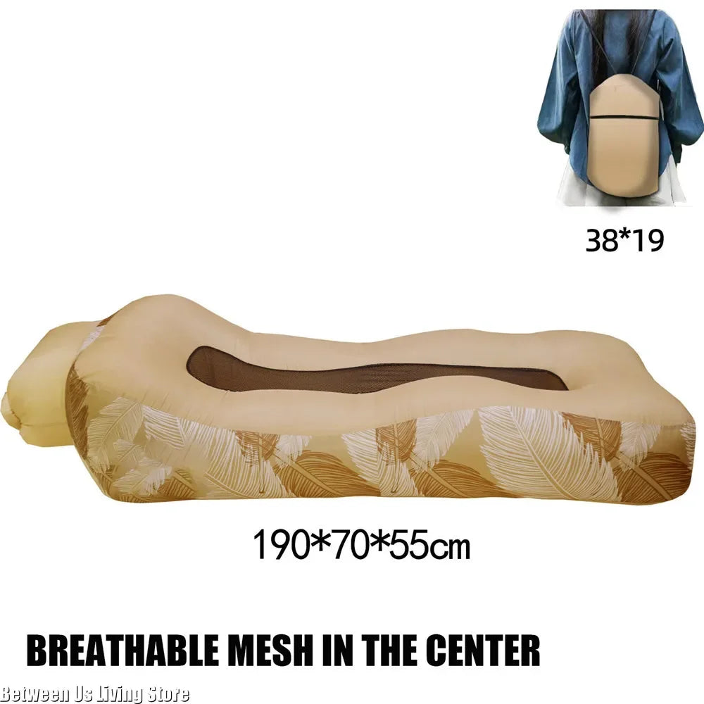 Ultimate Inflatable Outdoor Sofa and Folding Chair - Your Go-To Bean Bag for Relaxation by the Pool, Beach, and Campsite