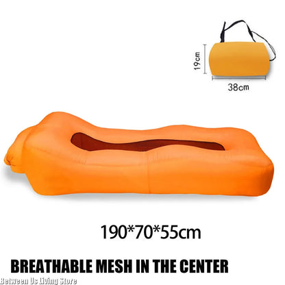 Ultimate Inflatable Outdoor Sofa and Folding Chair - Your Go-To Bean Bag for Relaxation by the Pool, Beach, and Campsite