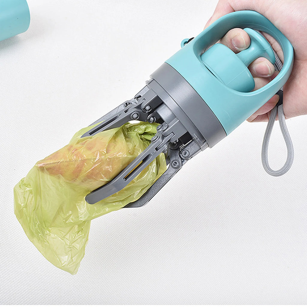 Zero Contact Dog Waste Picker - Lightweight Portable Poop Scooper with Bag Dispenser for Hassle-Free Outdoor Walks