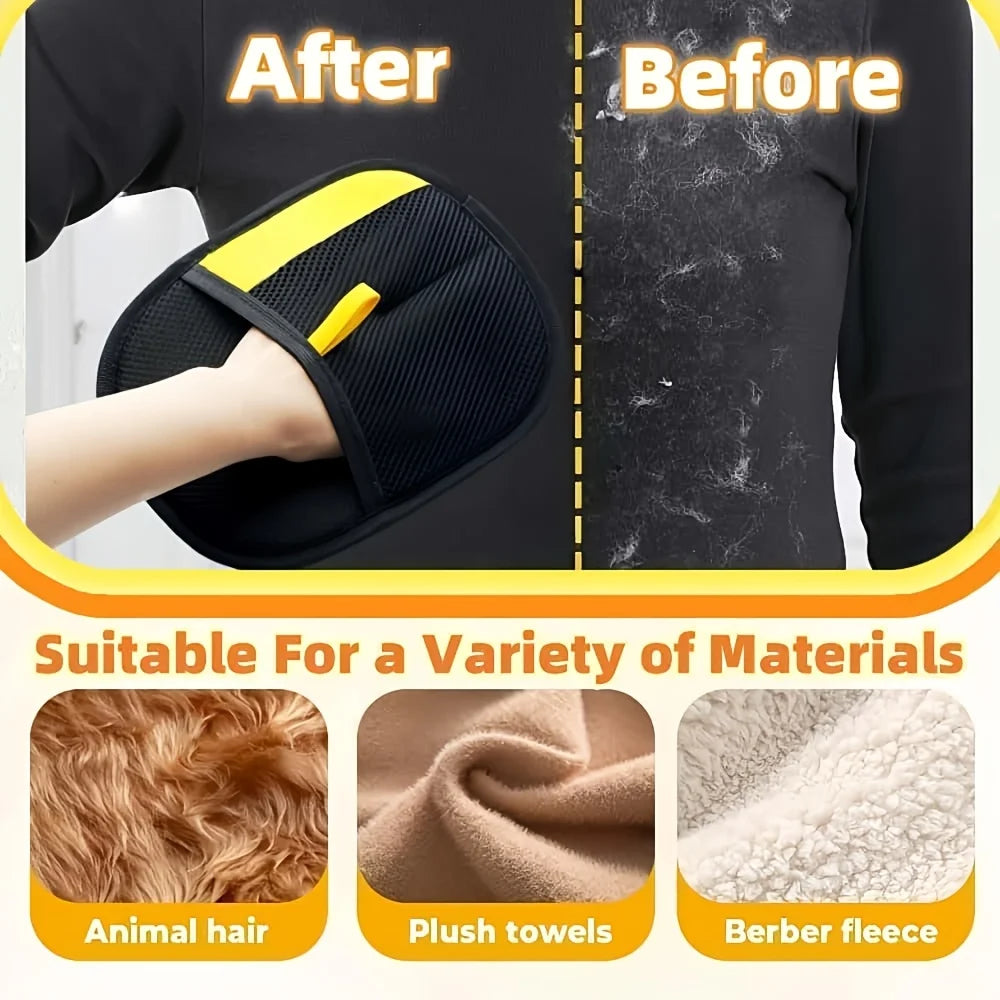 Ultimate Pet Hair Removal Gloves - Effortless Grooming & Cleaning Tool for Dogs and Cats
