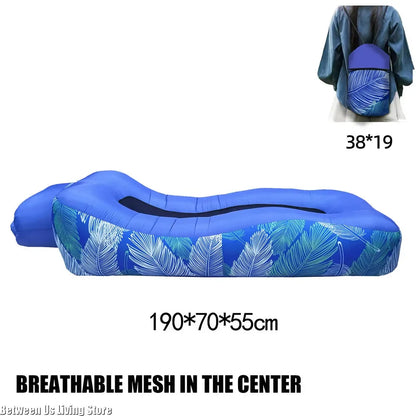 Ultimate Inflatable Outdoor Sofa and Folding Chair - Your Go-To Bean Bag for Relaxation by the Pool, Beach, and Campsite