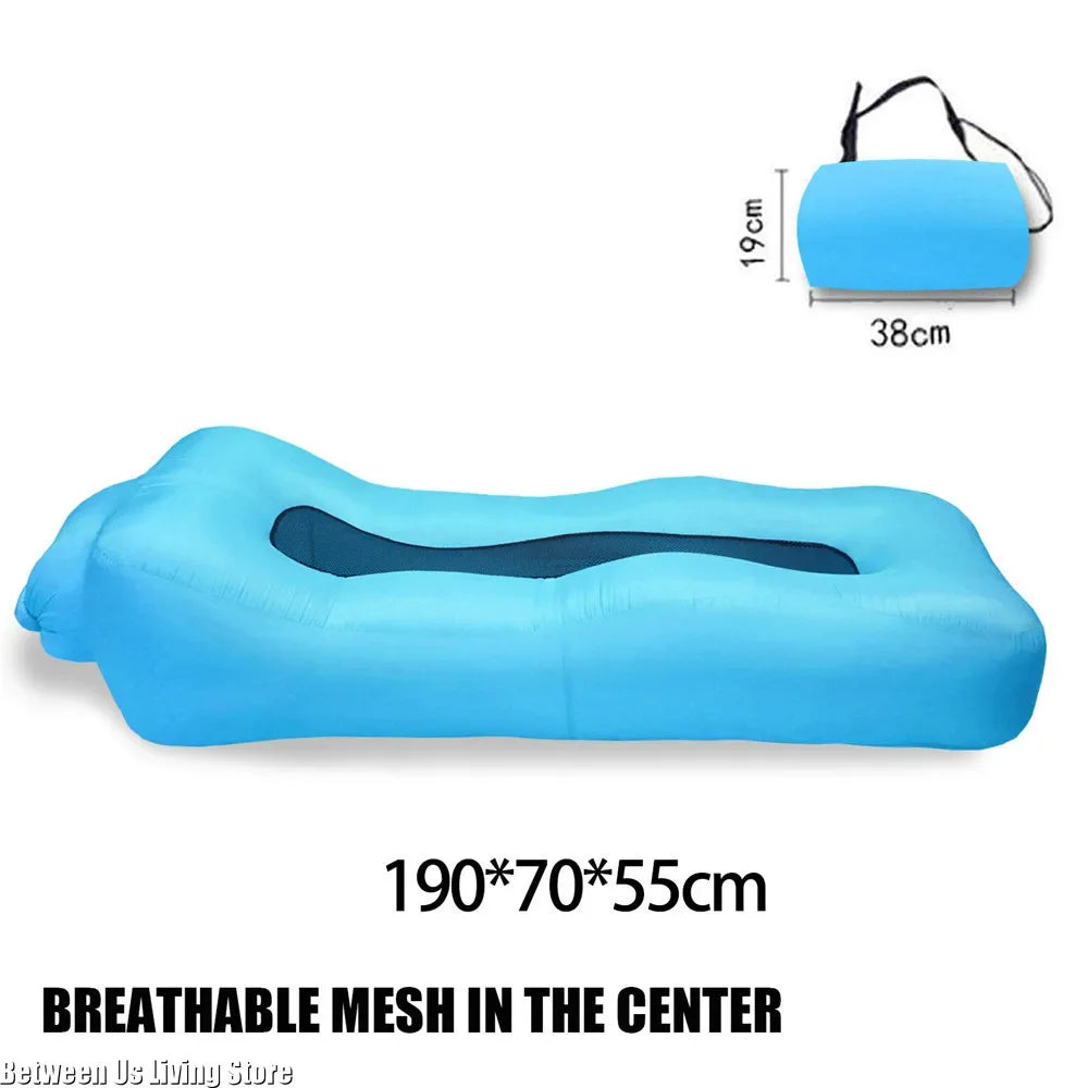 Ultimate Inflatable Outdoor Sofa and Folding Chair - Your Go-To Bean Bag for Relaxation by the Pool, Beach, and Campsite