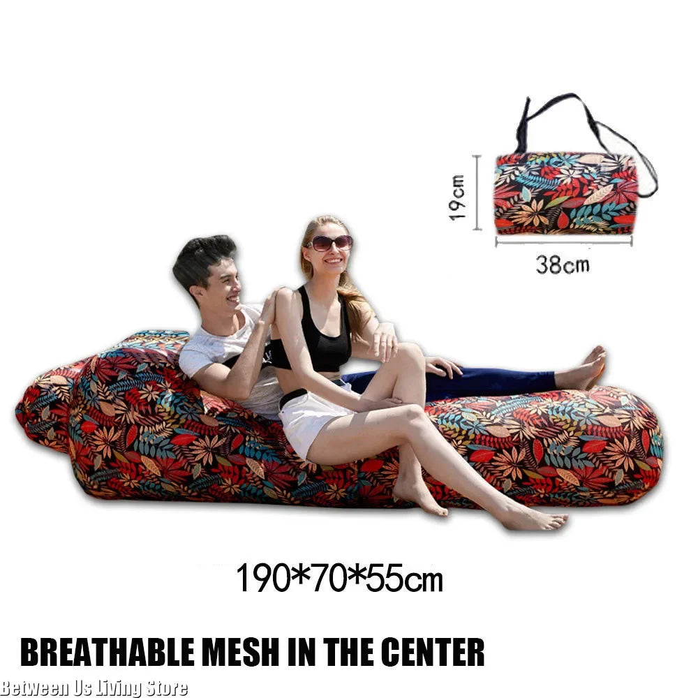 Ultimate Inflatable Outdoor Sofa and Folding Chair - Your Go-To Bean Bag for Relaxation by the Pool, Beach, and Campsite