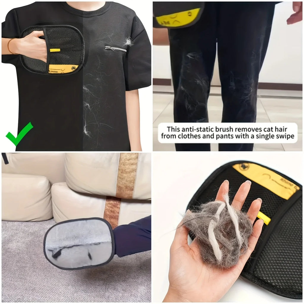 Ultimate Pet Hair Removal Gloves - Effortless Grooming & Cleaning Tool for Dogs and Cats