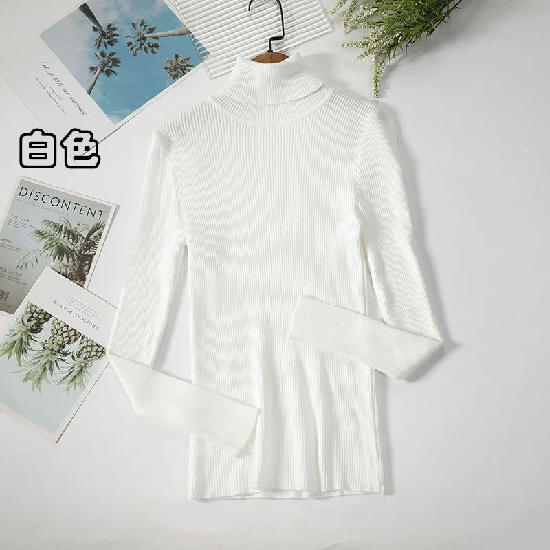 Elevate Your Autumn Wardrobe with Our Stylish Turtleneck Pullover Sweater for Women