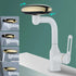 Stainless Steel Universal Multi-Function Rotating Faucet with 360-Degree Rotation and Four Water Outlet Options