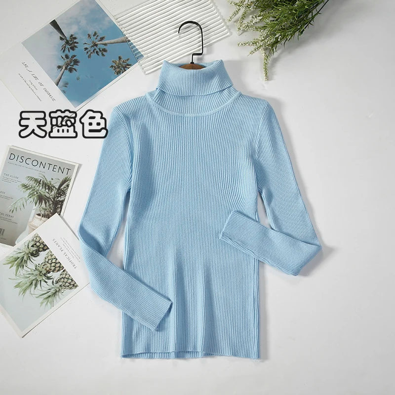 Elevate Your Autumn Wardrobe with Our Stylish Turtleneck Pullover Sweater for Women