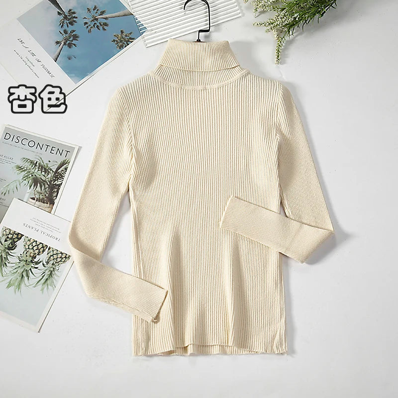 Elevate Your Autumn Wardrobe with Our Stylish Turtleneck Pullover Sweater for Women