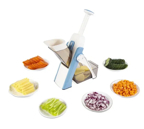 Revolutionize Your Cooking with the 5-in-1 Multifunctional Vegetable Cutter - Effortlessly Grate, Slice, and Dice!