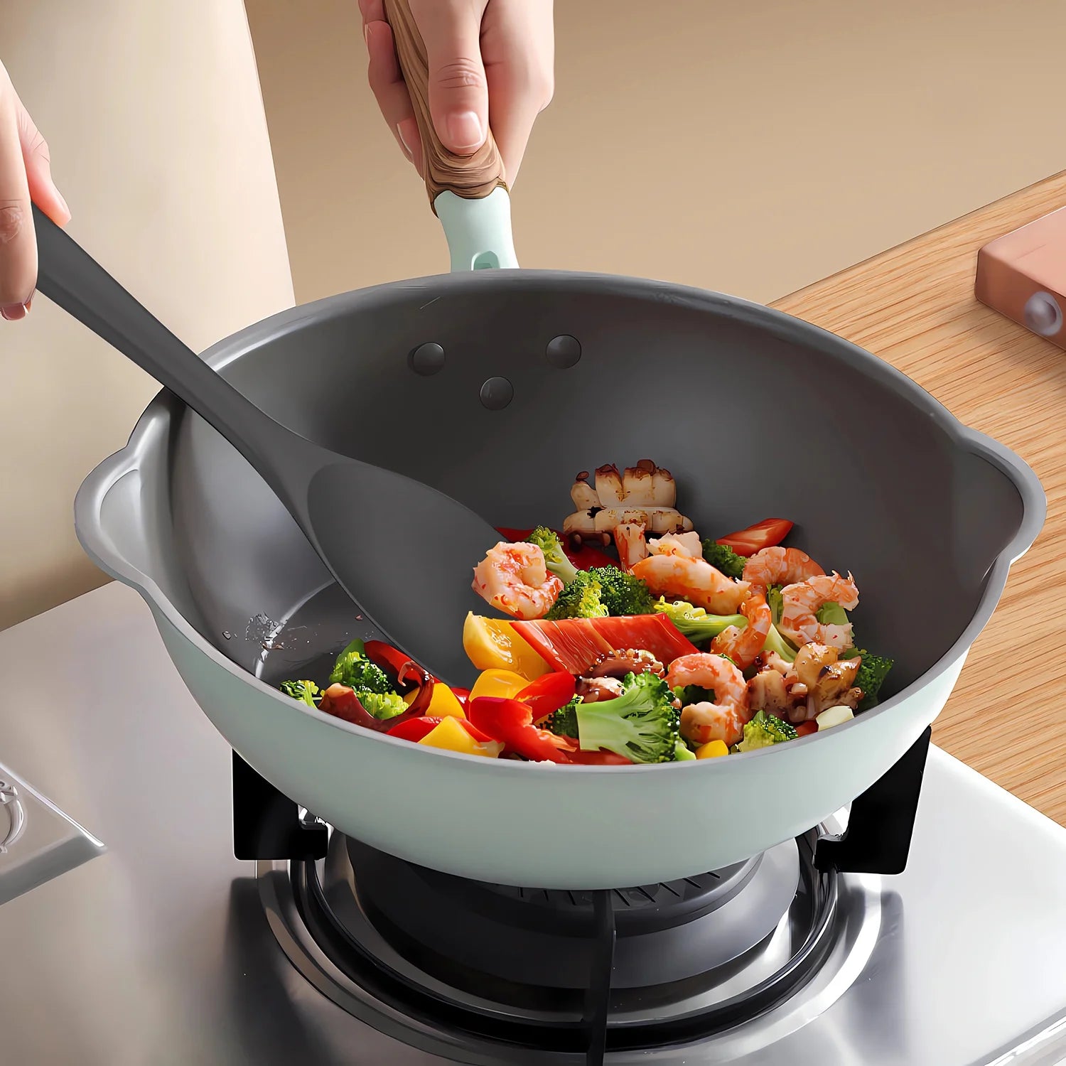 Ultimate Silicone Cooking Utensil Set - 14 Essential Heat-Resistant Tools for Nonstick Cookware, BPA-Free & Dishwasher Safe - Perfect for Every Kitchen!