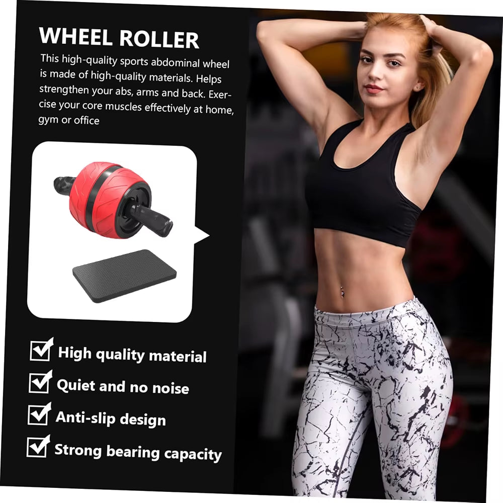Rebound Ab Roller Healthy Belly Wheel with Knee Mat Abs Workout Equipment for Home Gym Fitness Strength Training
