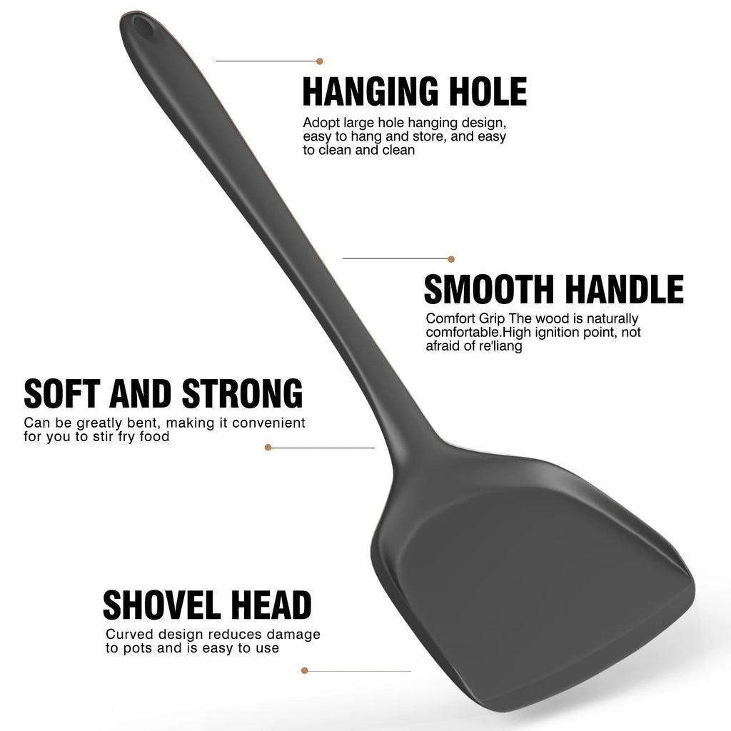 Ultimate Silicone Cooking Utensil Set - 14 Essential Heat-Resistant Tools for Nonstick Cookware, BPA-Free & Dishwasher Safe - Perfect for Every Kitchen!
