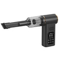 4-in-1 Wireless Car Vacuum Cleaner & Tire Inflator - Portable Multi-Functional Air Pump with Flashlight