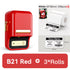 B21 Portable Thermal Printer - Wireless 1500mAh Bluetooth Sticker Maker for Clothing and Jewelry Labels