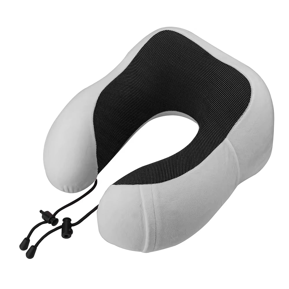 U-Shaped Memory Foam Travel Pillow for Neck Support and Comfort