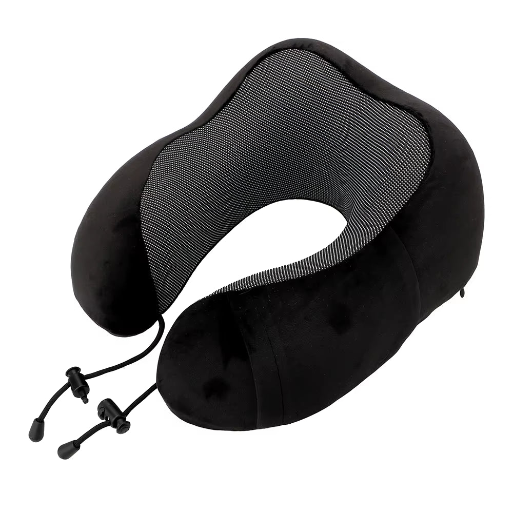 U-Shaped Memory Foam Travel Pillow for Neck Support and Comfort