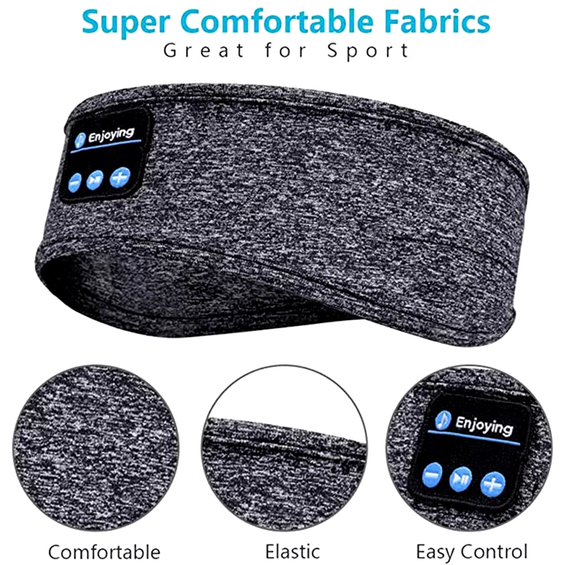 Bluetooth Sleep Headphones Eye Mask - Comfortable Wireless Music Earphones for Restful Nights