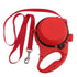 Three in One Dog Leash with Water Bottle and Cup Durable Pet Walking Lead for Dogs Portable Reflective Traction