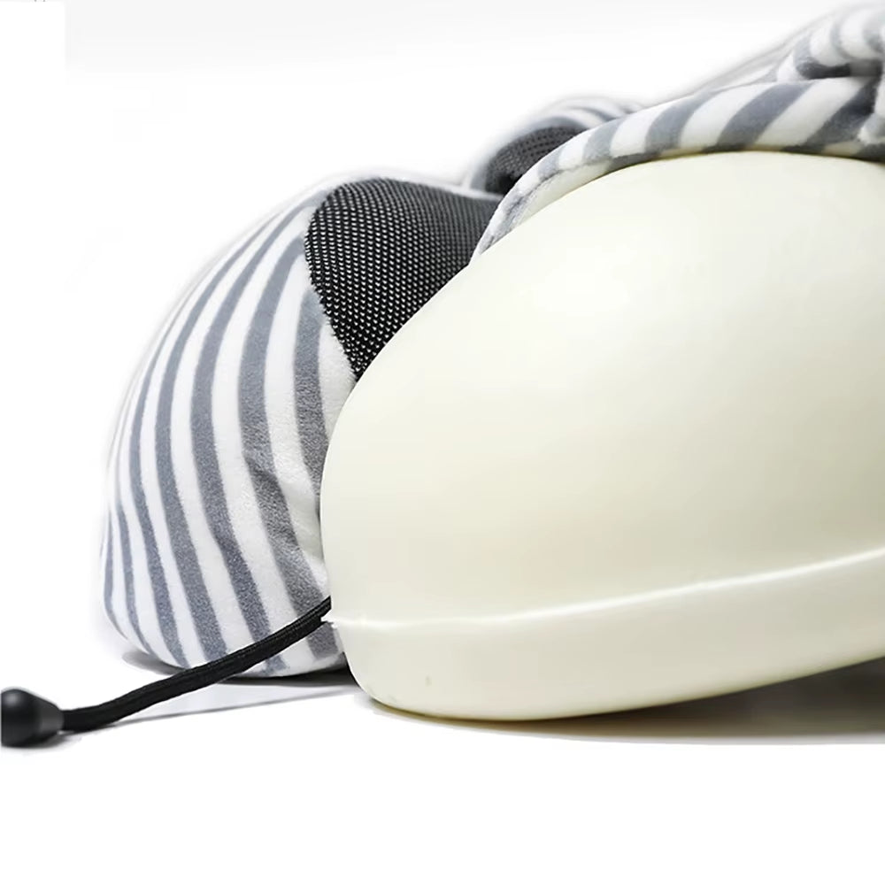 U-Shaped Memory Foam Travel Pillow for Neck Support and Comfort