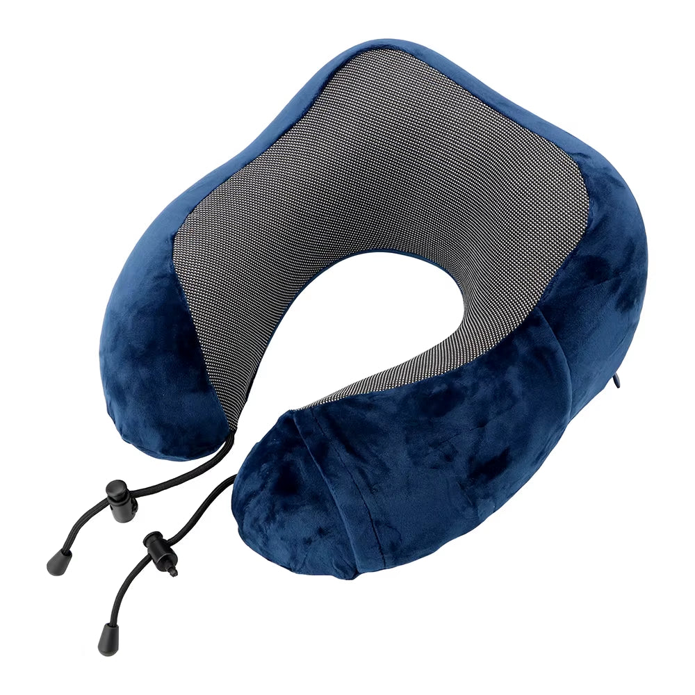 U-Shaped Memory Foam Travel Pillow for Neck Support and Comfort