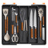 Expandable & Adjustable Large Plastic Kitchen Utensil Organizer - Cutlery Holder & Tool Divider，Kitchen Utensil Organizer