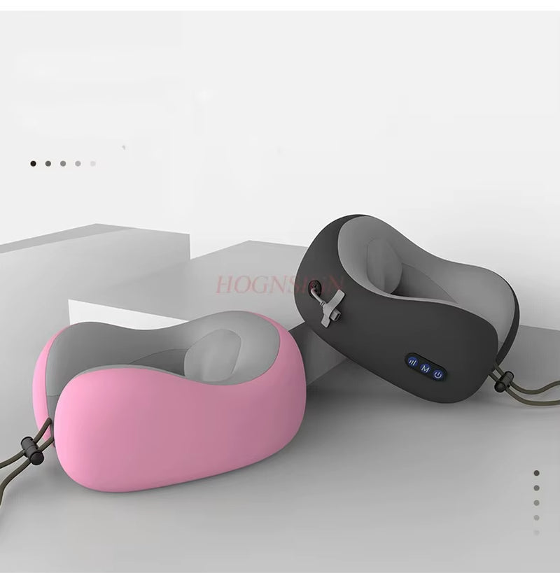 Cervical Osteochondrosis Electric U-Shaped Neck Pillow for Travel and Aircraft Use