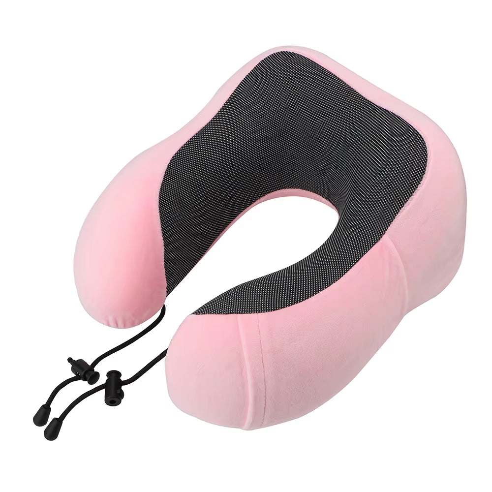 U-Shaped Memory Foam Travel Pillow for Neck Support and Comfort